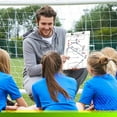 thumbnail image 6 of OFEFE 15"x9" Soccer Coaching Board, Double-Sided Dry Erase Tactics Whiteboard for Coaches, Professional Soccer Coaching Clipboard with Field Diagram & Lineup Sheet, Perfect Coach Gift Accessorie, 6 of 9
