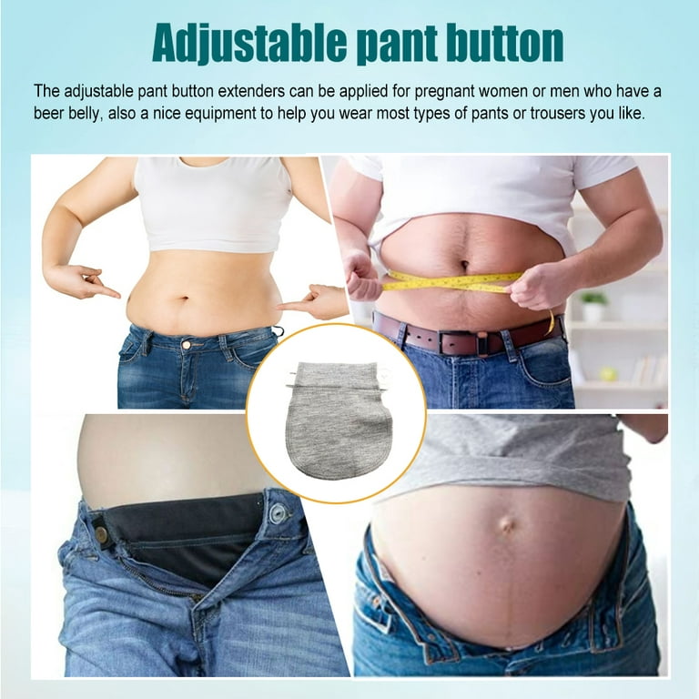 Button Waist Extenders Adjustable Waist Pants Extender Pregnant