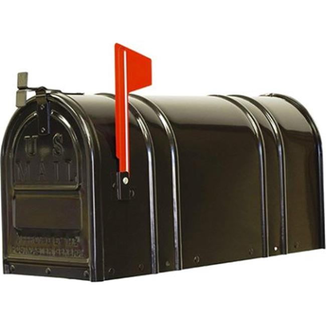 Fulton 1121 Mailbox Gun Metal Rural, Silver 8 x 10.5 x 21 in