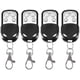 thumbnail image 1 of 4 Unids Clonación Inalámbrica Eléctrica Control Remoto Fob Sistema de Alarma Universal Puerta Abridor de Puerta de Garaje 4 Canales 4 Llavero con Botones Antirrobo, 1 of 7