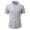 Gray, variant on Men's Short Sleeve Oxford Shirt Regular Fit Button Down Collar Shirts with Pocket