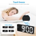 thumbnail image 6 of Alarm Clock, AMIR Digital Alarm Clock with Brightness Adjustable DST 12/24H Snooze Alarm Clock for Bedroom Kids Office School, 6 of 11