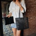thumbnail image 3 of Bolso de hombro de gran capacidad para mujer bolsa de malla Ehuebsd portátil para playa bolsa de baño de viaje bolsa de malla transparente, 3 of 9