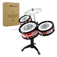 thumbnail image 1 of Dosaele Ensemble de Percussion Mini 1 Pce Ensemble de Batterie pour Enfants Éducation Musicale pour l'Enfance avec 3 Tambours (Rouge), 1 of 6