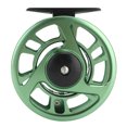 thumbnail image 1 of Large Arbor Fly Reel, Fly Fishing Reel Aluminum Alloy Push Button Release  for Freshwater, 1 of 8