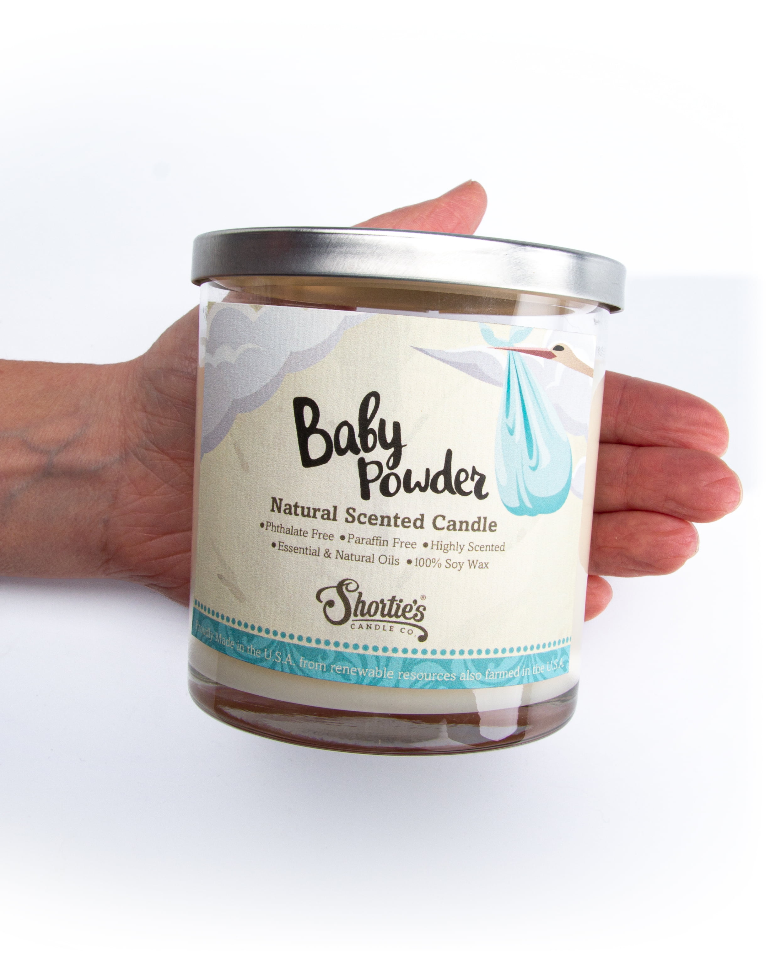 Baby Powder Soy Wax Candle 4 oz.– Southern Candle Studio