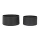 thumbnail image 3 of 2 fundas protectoras de silicona para la parte inferior de la botella de agua, para taza térmica espacial, color negro, 3 of 15