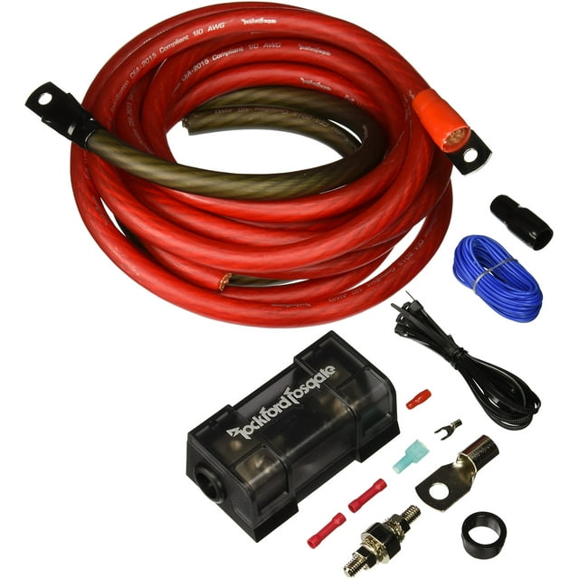 Rockford Fosgate RFK1 1/0 Kit d'Installation d'Alimentation Uniquement