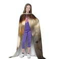 thumbnail image 4 of Honeii Adorable Flower Field Cow Print Poncho Cape, Cloak Coat, Snuggly Hooded Wearable Blanket, Hooded Cape For Teenagers,Halloween Costumes-Small, 4 of 7