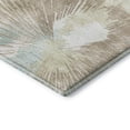thumbnail image 3 of Addison Rugs Mayfield Premium Machine Washable Transitional Floral Mocha Rectangle Rug, 3' x 5', 3 of 6