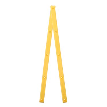 Phenofice Yellow Plastic Skateboard Rails 2Pcs for Wear Resistance and Sturdiness