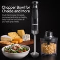 thumbnail image 4 of LINKChef 5-in-1 Immersion Blender, 600W Pressure-Sensitive Handheld Stick Blender Set with Chopper, Whisk, Milk Frother, for Baby Food & Cheese, 4 of 8