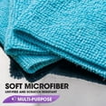 Autocraft Car Cleaning Towels, Teal Microfiber, 12"x12", Multipurpose