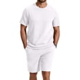 thumbnail image 5 of COOFANDY Men Summer Beach Outfits Short Sleeve Shirts and Shorts Sets Casual Lightweight Oversize 2 Piece Athletic Tracksuit, 5 of 6