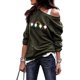 thumbnail image 1 of Hombro Túnica Mujer Manga Navidad Top Blusa, 1 of 3