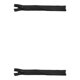 thumbnail image 2 of Guardurnaity Bobina de nailon con cremallera, artesanía a medida, almohada, pantalones, chaqueta, bolsos, vestido, ropa, artesanías, accesorios de Negro 2piezas, 2 of 6