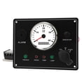 thumbnail image 1 of Boat Tachometer, Boat Instrument Panel Multifunction Water Temp Alarm High Accuracy 4000RPM  for Construction Machinery for Yacht 12V,24V, 1 of 7