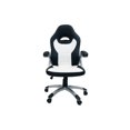 thumbnail image 2 of ViscoLogic Series THRILL Gaming Racing Style Swivel Office Chair  (White & Black), 2 of 6