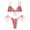 Red, variant on Push Up Bikini Set Women's Swimsuit Thong Brazilian Bathing Suit Beach Wear Army Green L