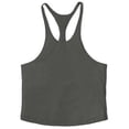 thumbnail image 6 of Workout Tank Tops for Men Summer Lightweight Loose Scoop Neck Racerback Sleeveless Muscle Shirts Bodybuilding Gym Tanks, 6 of 6
