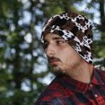 thumbnail image 3 of Sombrero Con Estampado De Vaca Para Mujer Sombrero Con Estampado De Vaca Para Hombre Sombrero Con Vuelta Para Otoño-Invierno Sombreros De Punto Cálidos Gorra Elástica De Moda, 3 of 3