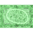 thumbnail image 1 of Ahgly Company Indoor Rectangle Persian Emerald Green Traditional Area Rugs, 3' x 5', 1 of 4