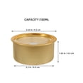 thumbnail image 2 of Phenofice Tea Storage Canisters Set of 5 Airtight Sealed Containers for Loose Leaf Tea, 2 of 8