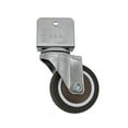 thumbnail image 1 of FixtureDisplays® 2 Inch 60 lbs Capacity TPE Wheel 18mm Board Edge Mount 360 Degree Rotation Swivel Furniture Caster Black Wheel Non-locking Castor 60 lbs Load Capacity Each Wheel 401500-4PK, 1 of 7