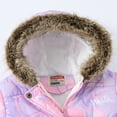 thumbnail image 5 of Rrunsv Toddler Girl Coat Girl's Winter Long Coat Waterproof Kids Outerwear Warm Jacket With Hood Watermelon Red,110, 5 of 5
