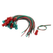 10 Pair 12V/24V/220V 2 Wire Red Green Pilot Signal Indicator Light