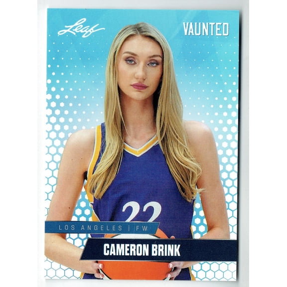 Mint Cameron Brink 2024 Leaf Vaunted #1V Debut Collection Rookie Card Los Angeles Sparks