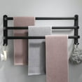 thumbnail image 3 of Rustproof Towel Bar Shower Towel and Rail Round Rack Kitchen Bathroom 3 Layer 40cm, 3 of 8