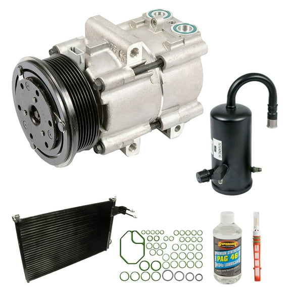 For Ford Crown Victoria A/C Kit w/ AC Compressor Condenser Drier - BuyAutoParts