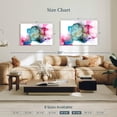 thumbnail image 4 of Elephant Stock Borealis I Wall Art - Horizontal Canvas Wall Art - Living Room Wall Decor - Abstract Canvas - Pink And Turquoise Decor By Jennifer Goldberger - 39" x 26", 4 of 8