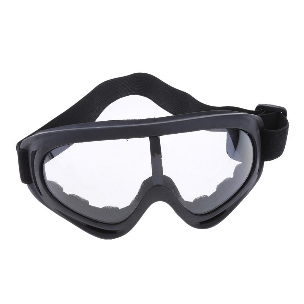 funtasica 5xMotorcycle Riding Goggles Anti-Sand/Dust/ Protective Glasses Clear 5 Pcs