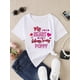 thumbnail image 1 of Adorable "My Heart Belongs to My Poppy" Girls' Black T-Shirt - Soft Cotton, Short Sleeve, Round Neck Summer Tee with Pink Hearts Design, Girls Tshirts, 1 of 6