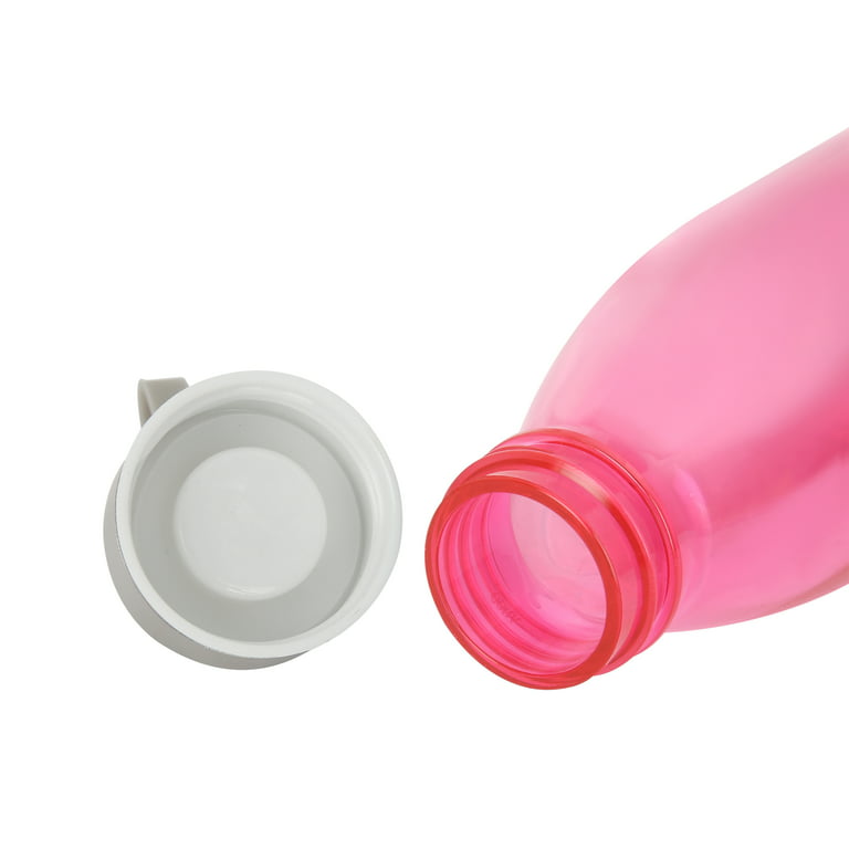 Mainstays 22 oz Pink Plastic Water Bottle with Screw Cap 