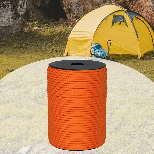 Paracorde 100m – 9 Brins Intérieurs, Polyester, Bobine, Résistante, Pour Camping, Randonnée, Tente, Attaches