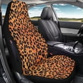 thumbnail image 3 of FUIALDOLG Leopard Design Decoration, Stretchy Elastic Car Front Seat Protector Washable Car Seat Covers for Interior Accessories, 3 of 6