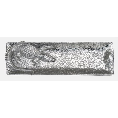 

Arthur Court 19-Inch Oblong Alligator Tray