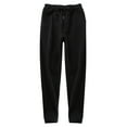 thumbnail image 4 of HTNBO Women Cashmere Leggings Pants Warm Winter Fleece Legging Black End-of-season Clearance, 4 of 4