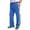 Blue, variant on Male Color Block Sweatpants Loose Fit Pant for Autumn Winter Sports Patchwork Casual Trousers Gray L