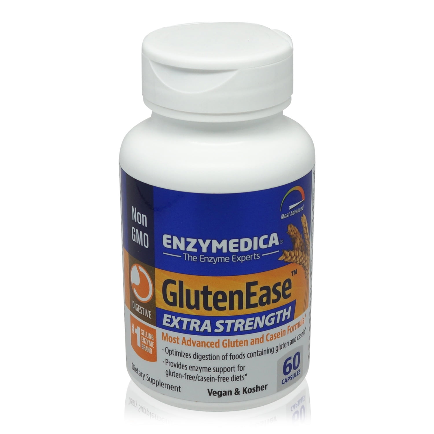 Enzymedica GlutenEase Extra Strength Complete Gluten & Casein Formula