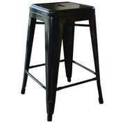 AmeriHome Loft Black 24 Inch Metal Bar Stool by Buffalo Corp