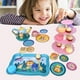 thumbnail image 4 of Juego de té de juguete, accesorios de cocina de imitación, vajilla, juego de té, juguete de rol Juego de animales de 17pcs, 4 of 8