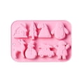 thumbnail image 1 of Christmas Themed Silicone Bakeware Set for Festive Chocolate Candy and, 1 of 3