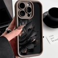 thumbnail image 3 of Funda de teléfono mate con flores para iPhone, funda a prueba de golpes para iPhone 11, 13, 15 Pro, 14, 16 Pro Max, 12, 13, 7, 8 Plus, SE 2020, XR, XS Max, X, 3 of 5