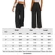 thumbnail image 2 of Pantalones De Pierna Ancha Pantalones de pierna ancha para mujer Moda Sólido Elegante Casual Lady Trajes Pantalones (Negro M) Kuymtek para Mujer Negro T 3EG, 2 of 6