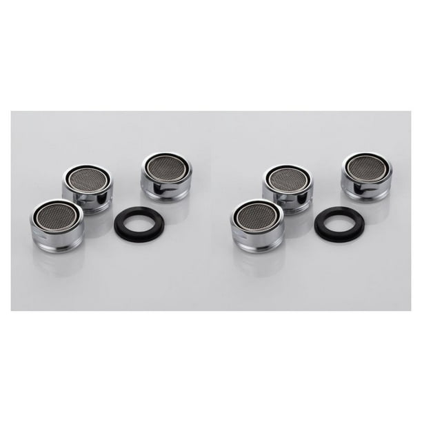 Matsuzay Aireador de grifo de acero inoxidable, rociador de grifo antisalpicaduras, filtro de boquilla para grifo de baño de cocina, 3/5 Uds 3 STÜCKE 2piezas