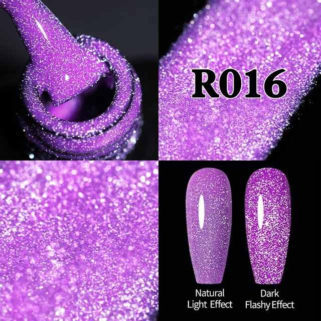 Azúcar UR 7,5 ml amarillo neón brillo reflectante Gel esmalte de uñas brillante Auroras Gel de uñas barniz para decoración de uñas barniz semipermanente Tan Jianjun unisex
